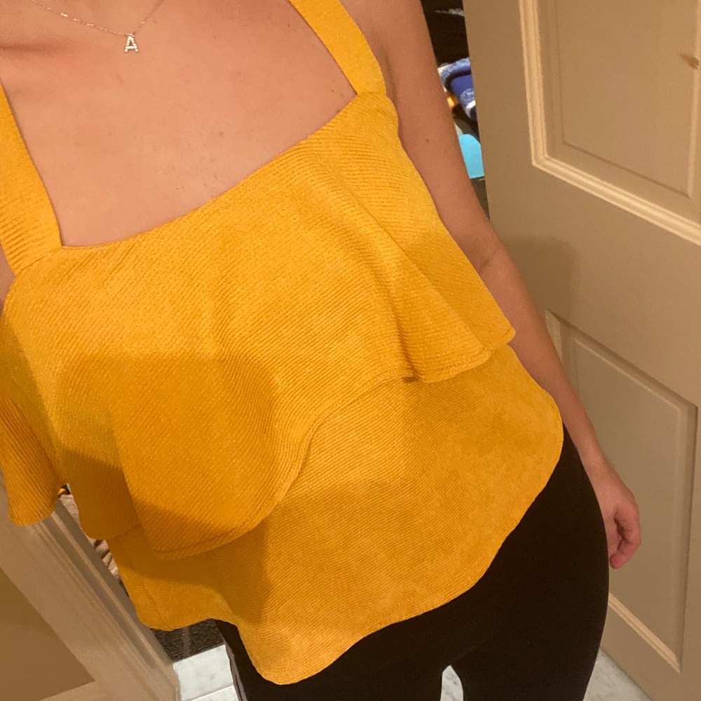 Blouse with cross body back - Picture 3 of 5